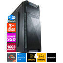 Budget Office PC - Ryzen 3 - 500 GB SSD - 16 GB RAM - Radeon Vega 8 - Windows 11 Pro + WiFi & Bluetooth