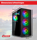 Screenon - Intel Core i7 - 240 GB SSD + 1TB HDD - GTX 1660 6 GB - HOME/OCERPC.Z408135 + WiFI & Bluetooth