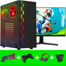 Screenson - Juego de juegos - K1 - Intel G6900 - 240GB M.2 SSD - UHD Graphics 710 - Wifi - (GamePc + 24 pulgadas Monitor + teclado + mouse)