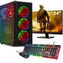Screenon - Gaming -Set - S24 -tx88793 (24 "Monitor + Tastatur + Maus)