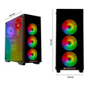 Screenon - Gaming Set T46187 -S2 (Gamepc.t46187 + 24 inch monitor + keyboard + mouse)