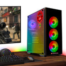 Screenson - Juego de juegos T46187 - W2 (GamePC.T46187 + Monitor de 24 pulgadas + Teclado + Pad de mouse y mouse + Auriculares y soporte)