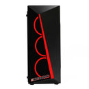 ScreenON - Allround Game Computer Red - Ryzen 9 - RTX 3050 - 16GB - 512GB SSD - Windows 11 Pro + WiFi & Bluetooth