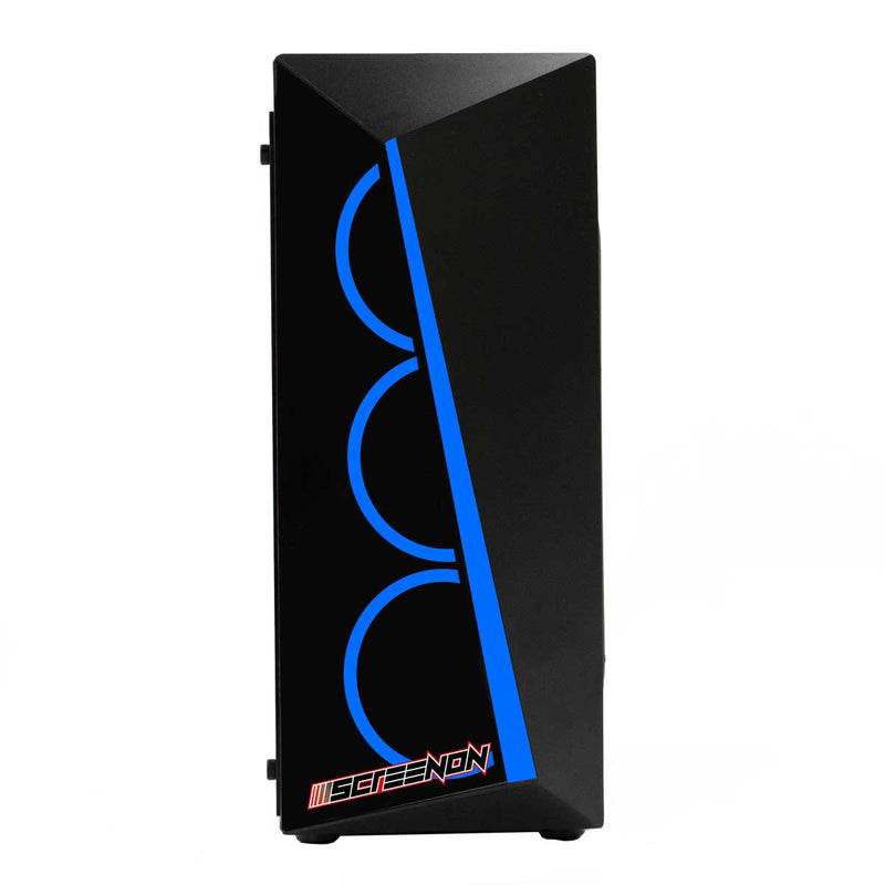 ScreenON - Allround Game Computer Blue - Ryzen 9 - RTX 3050 - 16GB - 512GB SSD - Windows 11 Pro + WiFi & Bluetooth