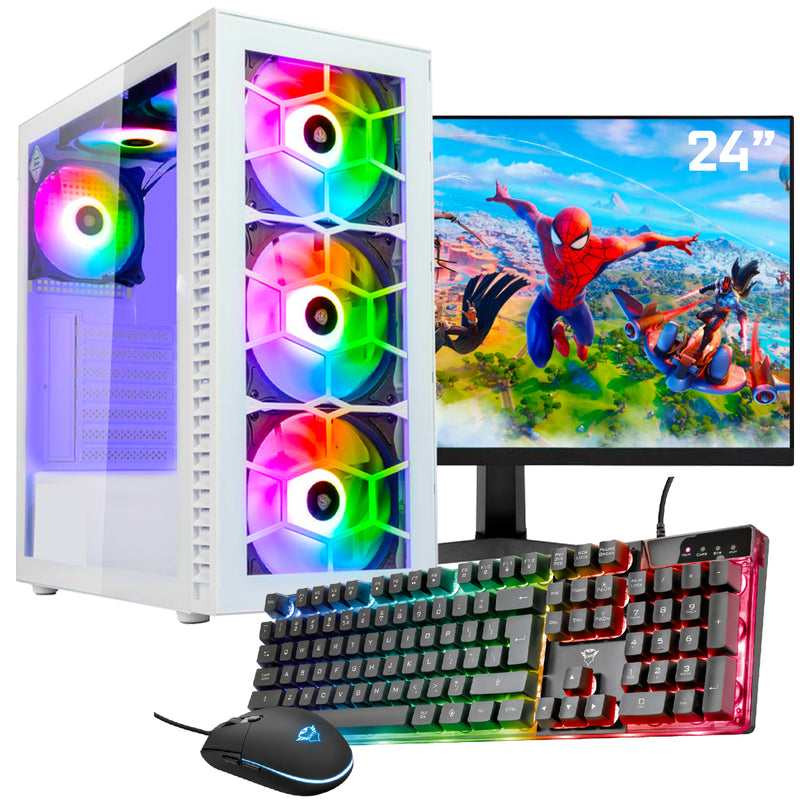 Screenon - Gaming -Set - B2 (Basic Gamepc + 24 Zoll Monitor + Tastatur + Maus)