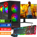 ScreenON - Intel Core i5 - 1000GB SSD - 32GB RAM - RTX 3050 - Gaming Set - V92023324 (24" Monitor + Toetsenbord + Muis)