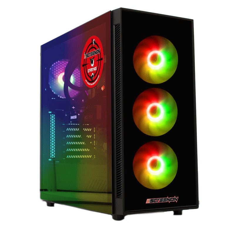 ScreenON - AMD Ryzen 7 - 1TB SSD + 3TB HDD - RTX 3060 - GamePC.X12164 - WiFi - ScreenOn