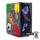 ScreenON - FIFA 23 Gaming PC + gratis FIFA 23 game cadeau - Portugal edition - GamePC.FF23-V11060 - Ryzen 5 - 240GB M.2 SSD - GTX 1650 - WiFi + Game controller - ScreenOn