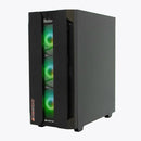 ScreenON - Racing Gaming Set + Aston Martin Flag - F4225027 - (GamePC.F12050 + 27 Inch Monitor + Toetsenbord + Muis + Controller + Gratis Aston Martin Flag) - ScreenOn