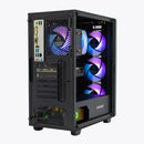 ScreenON - Racing Gaming Set + Ferrari Flag - F5325024 - (GamePC.F13050 + 24 Inch Monitor + Toetsenbord + Muis + Controller + Gratis Ferrari Flag) - ScreenOn